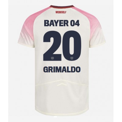 Bayer Leverkusen Alejandro Grimaldo #20 Bortedrakt 2025-26 Kortermet Bayer Leverkusen Alejandro Grimaldo #20 Bortedrakt 2025-26 Kortermet